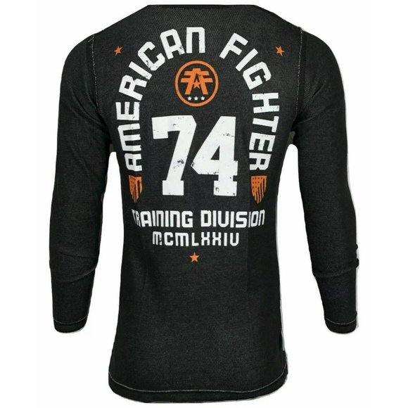 AMERICAN FIGHTER Men's REVERSIBLE THERMAL SILVER LAKE Athletic Biker - Picture 2 of 10